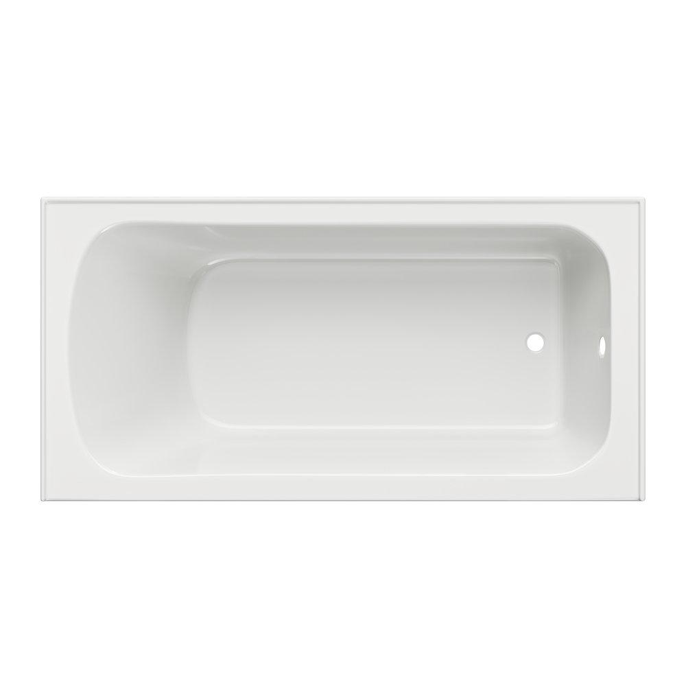 PROFLO&reg; White 59-3/4 x 30-1/4 in. Soaker Alcove Bathtub with Right Drain 