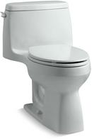 KOHLER Ice&trade; Grey 1.28 gpf Elongated One Piece Toilet with Left-Hand Trip Lever 