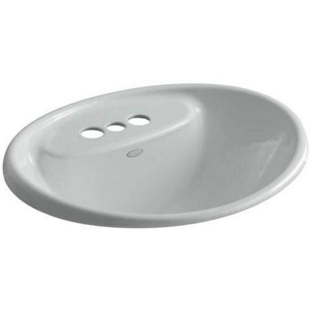 KOHLER Ice&trade; Grey Drop-in Basin 
