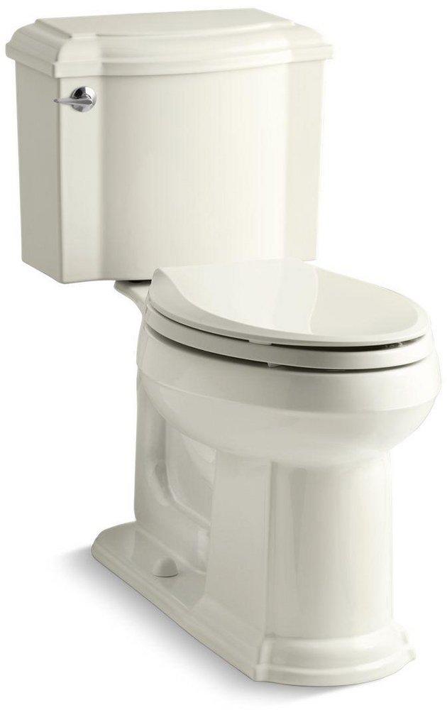 KOHLER Biscuit 1.28 gpf Elongated Floor Mount Two Piece Toilet 