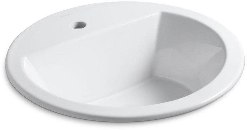 KOHLER White Drop-in Basin 