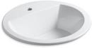KOHLER White Drop-in Basin 