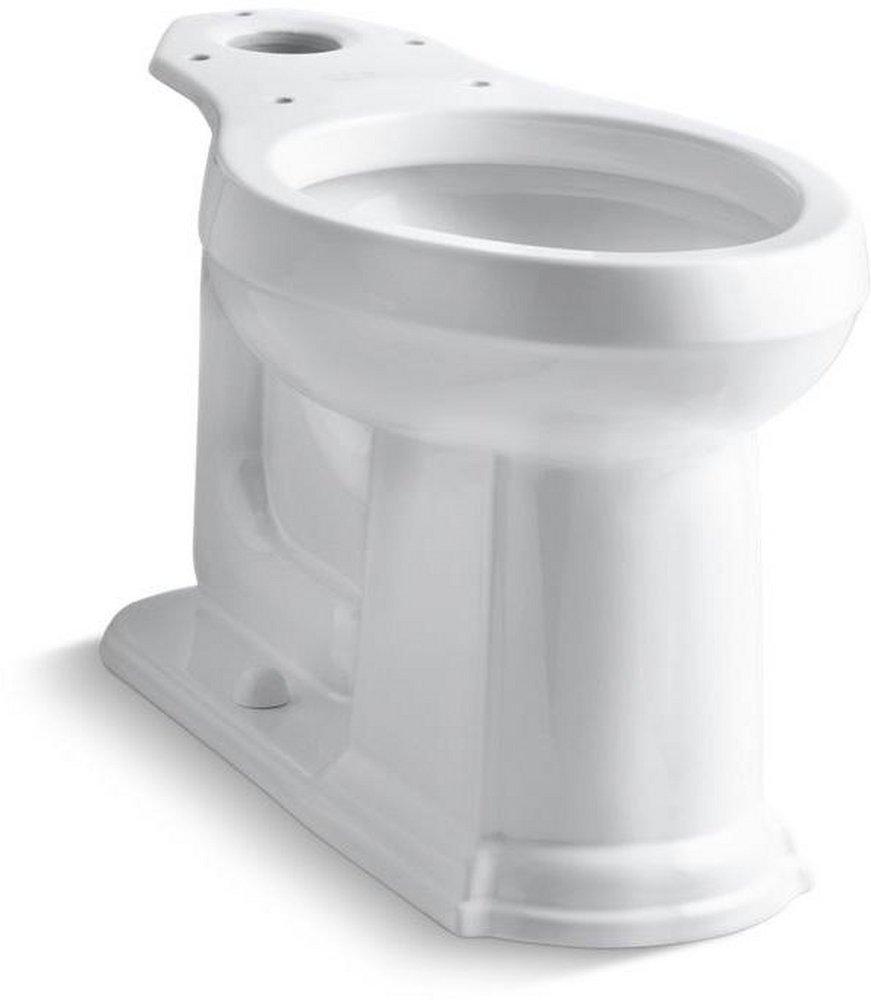 KOHLER White 1.28 gpf Elongated Toilet Bowl 