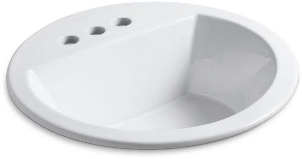 KOHLER White Drop-in Basin 