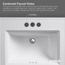 KOHLER White Drop-in Basin 
