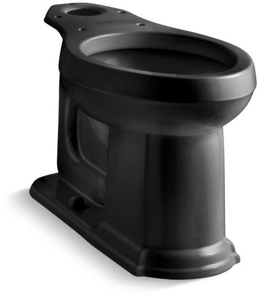 KOHLER Black Black&trade; 1.28 gpf Elongated Toilet Bowl 