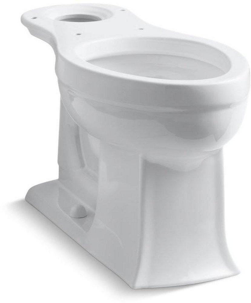 KOHLER White 1.28 gpf Elongated Toilet Bowl 