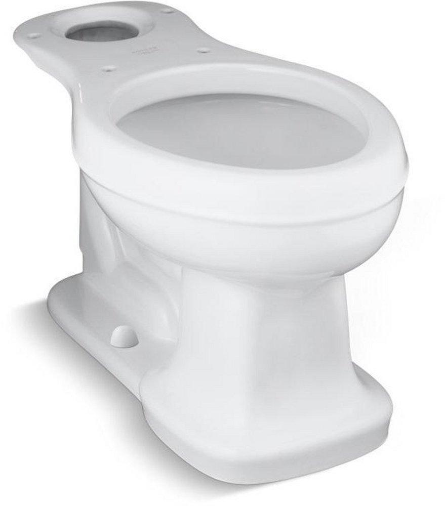 KOHLER White 1.28 gpf Elongated Toilet Bowl 