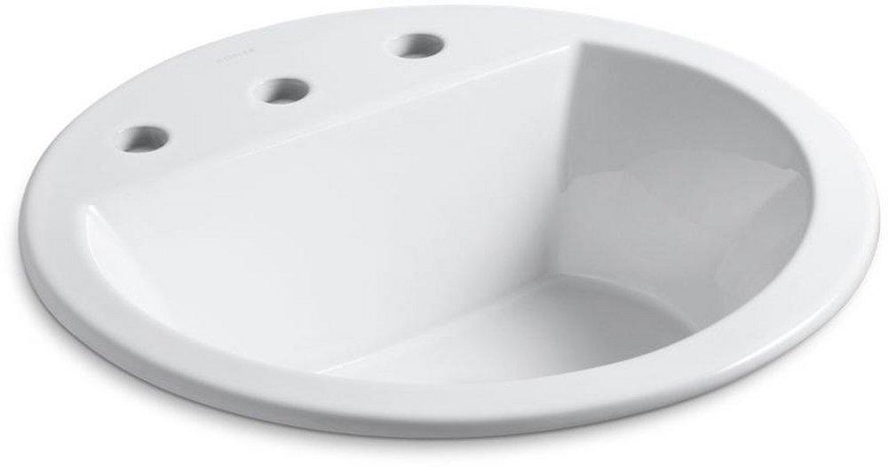 KOHLER White Drop-in Basin 