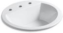 KOHLER White Drop-in Basin 