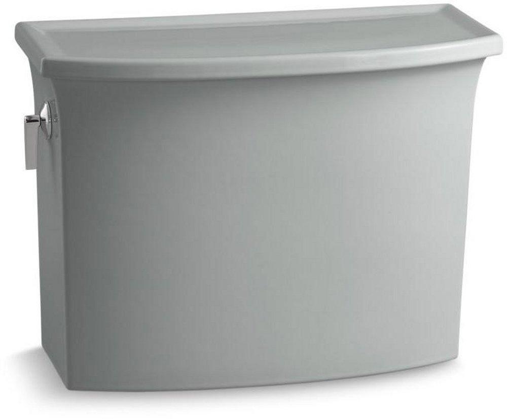 KOHLER Ice&trade; Grey 1.28 gpf Toilet Tank with Left-Hand Trip Lever 