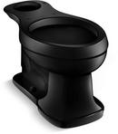1.28 gpf Elongated ADA Toilet Bowl in Black
