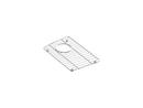 9-1/8 x 14-3/8 In. Sink Rack For Left Bowl Stainless Steel