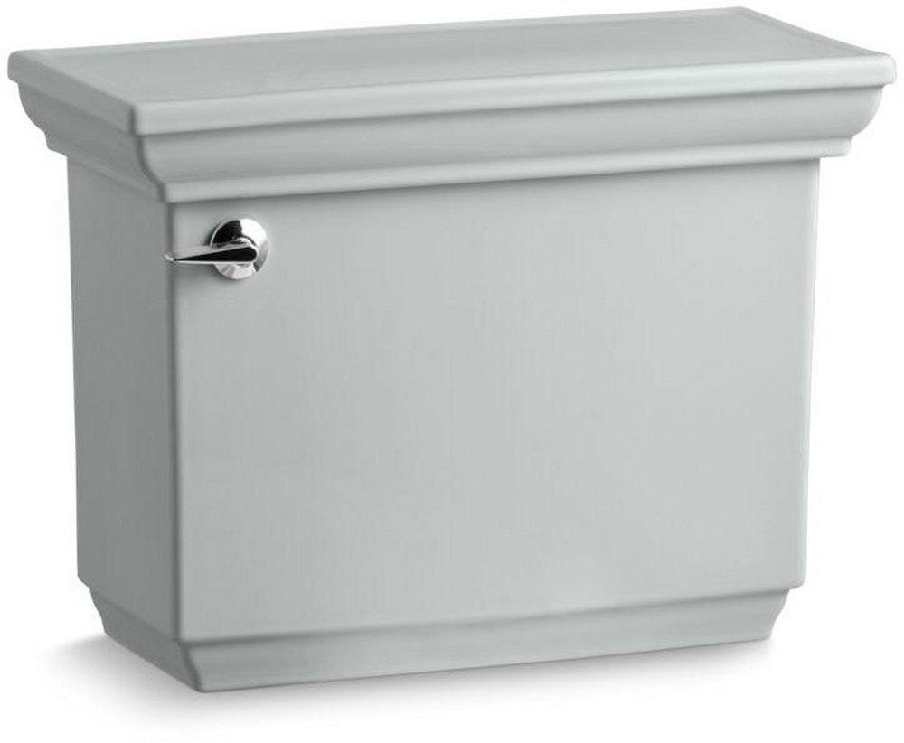 KOHLER Ice&trade; Grey 1.28 gpf Toilet Tank with Left-Hand Trip Lever 