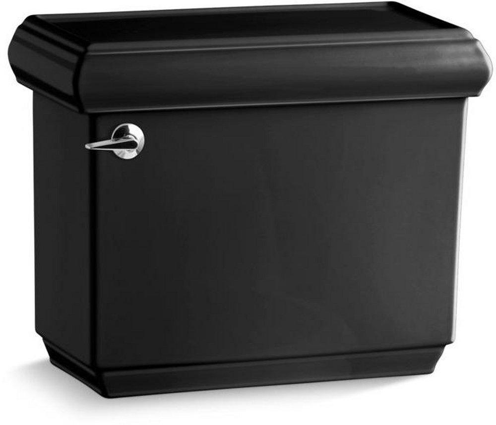 KOHLER Black Black&trade; 1.28 gpf Toilet Tank with Left-Hand Trip Lever 
