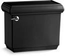 KOHLER Black Black&trade; 1.28 gpf Toilet Tank with Left-Hand Trip Lever 