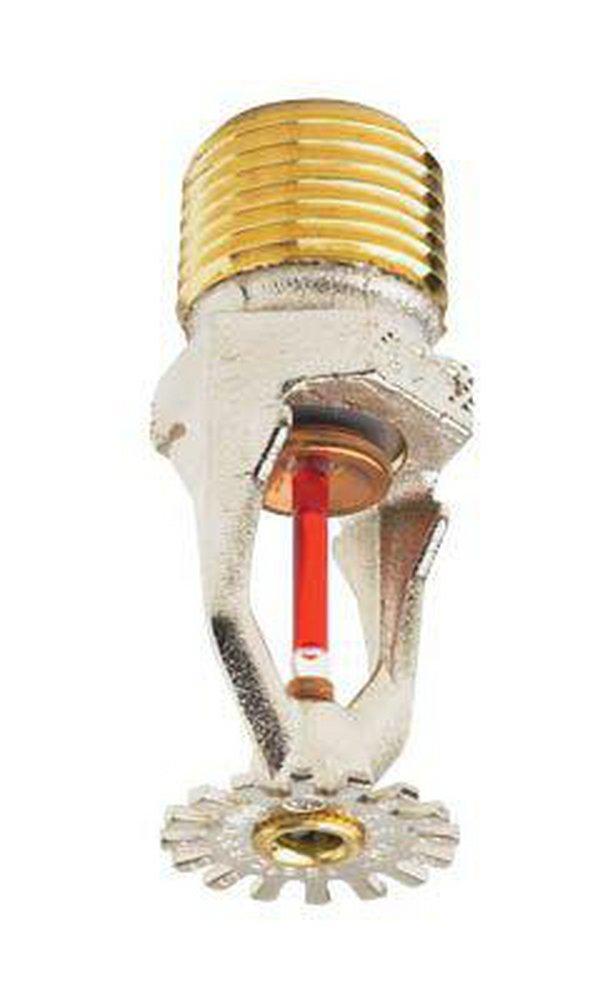 Victaulic Chrome 1/2 in. 5.6K Pendent Sprinkler and Quick Response Sprinkler Head in White 