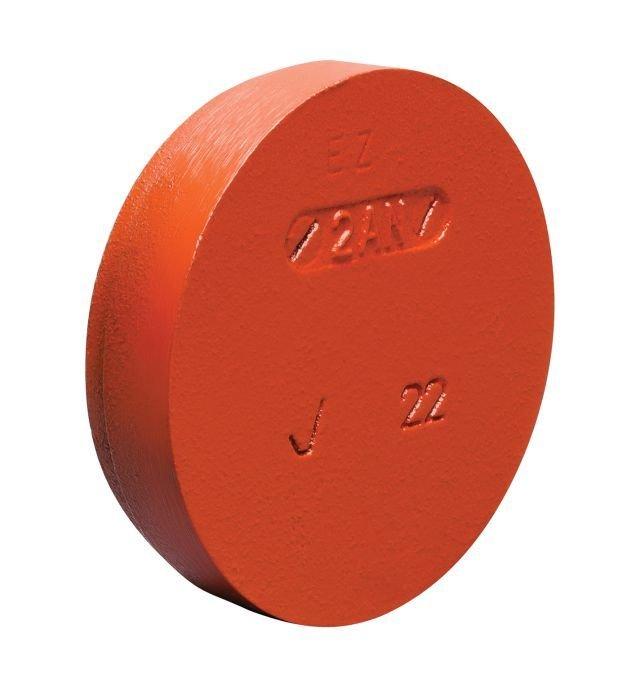 Victaulic Orange Grooved 365 psi Domestic Orange Enamel Ductile Iron Cap 