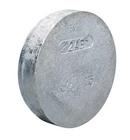 4 in. Grooved 365 psi Domestic Hot Dipped Galvanized Ductile Iron Cap