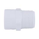 White PVC Schedule 40 Male Adapter 