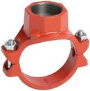2 x 2 x 1-1/2 in. Grooved Domestic Painted Ductile Iron Mechanical Tee