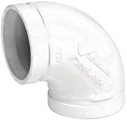6 in. Galvanized Ductile Iron 90 Degree Sprinkler Elbow