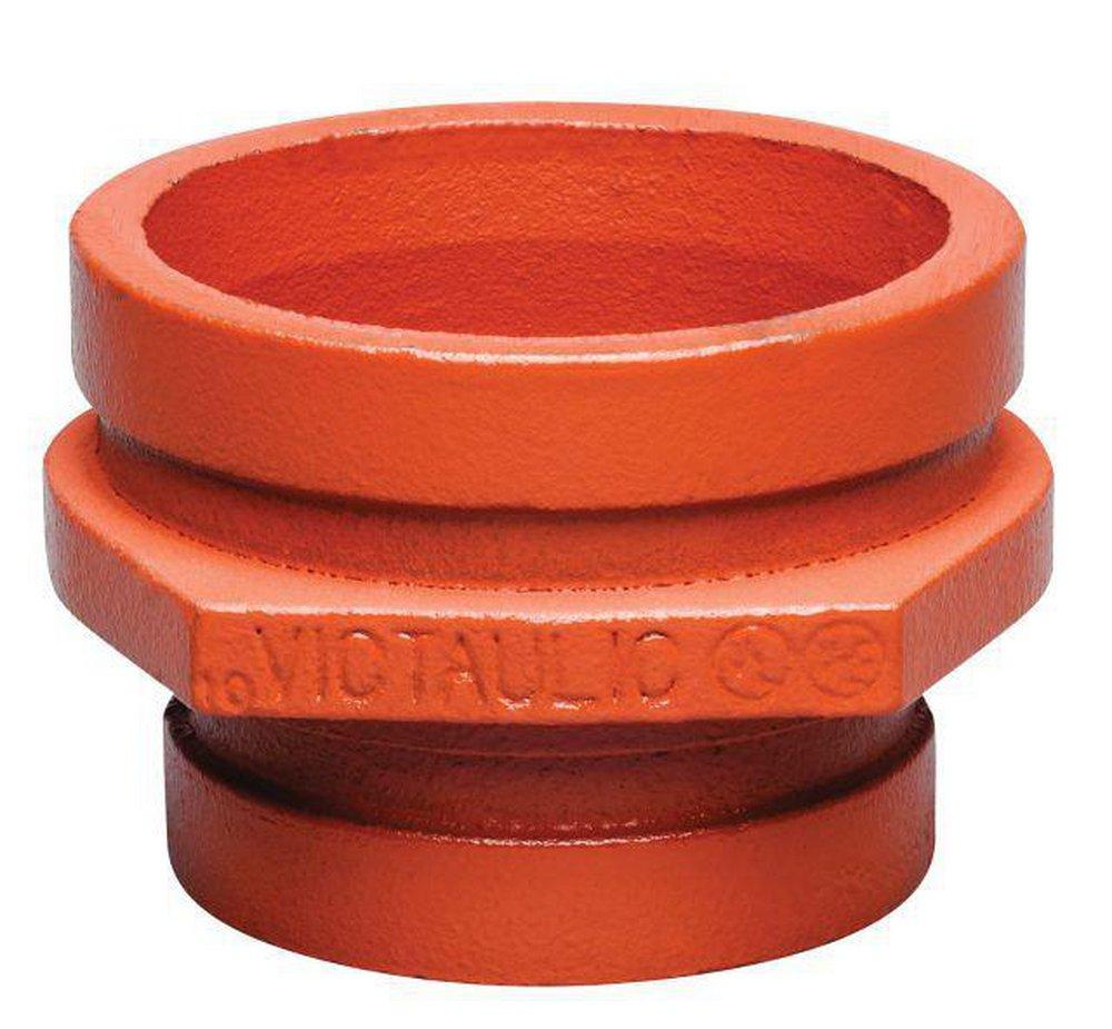 Victaulic Orange 3 in. Grooved Domestic Orange Enamel and Painted Ductile Iron Concentric Reducer 