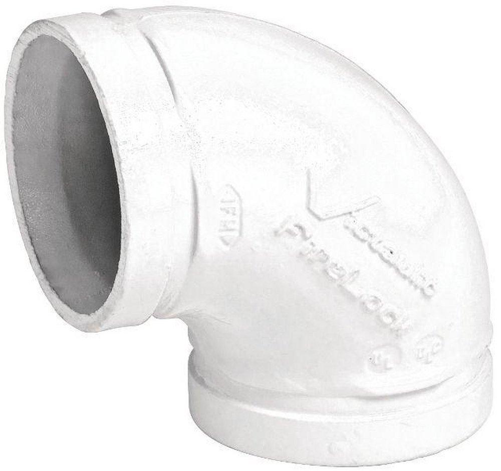 Victaulic Galvanized Ductile Iron 90 Degree Sprinkler Elbow 