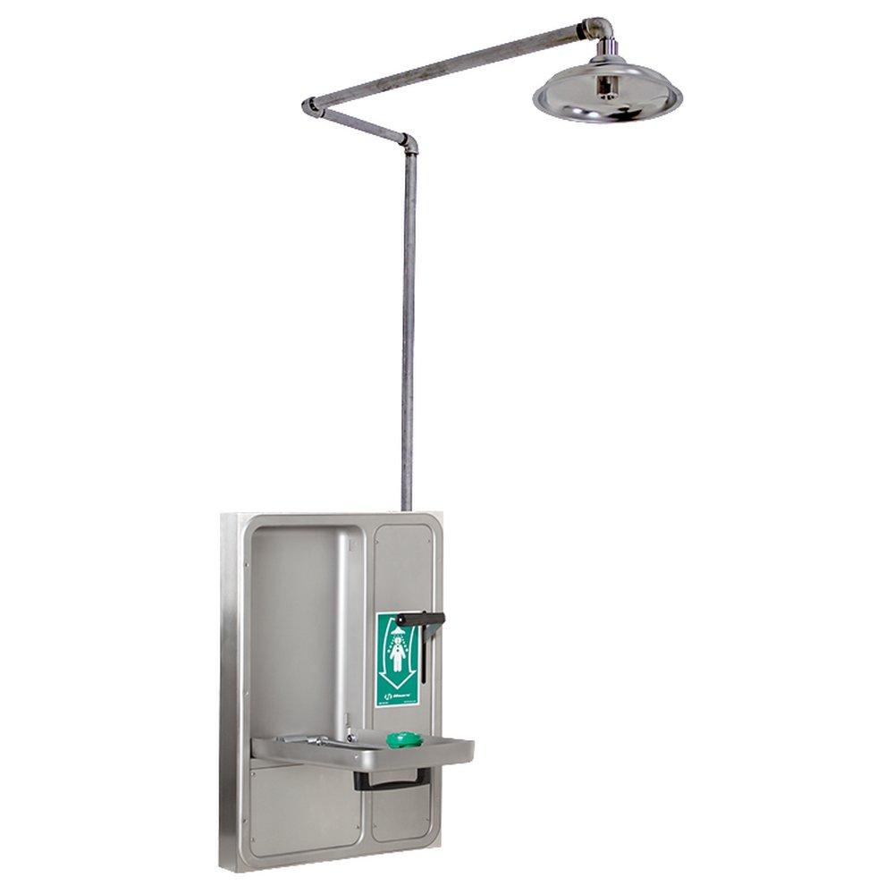 Haws&reg; Stainless Steel Surface Mount Shower and Eye Face Wash 