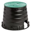Carson Industries Black Valve Box Cover with Twist Lock 