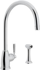 Perrin & Rowe&reg; Polished Chrome Single Handle Kitchen Faucet 