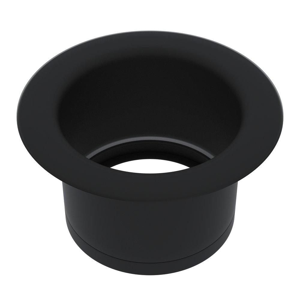 ROHL&reg; Matte Black Brass Disposer Flange 