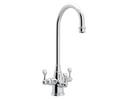 Perrin & Rowe&reg; Polished Chrome Three Handle Bar Faucet 