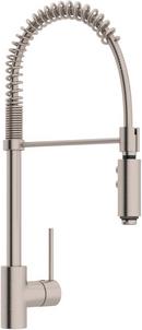 ROHL&reg; Satin Nickel Single Handle Pull Down Kitchen Faucet 