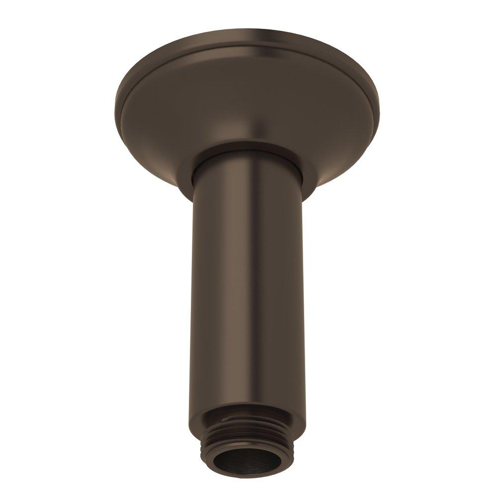 ROHL&reg; Tuscan Brass 3-11/16 in. Ceiling Mount Shower Arm 
