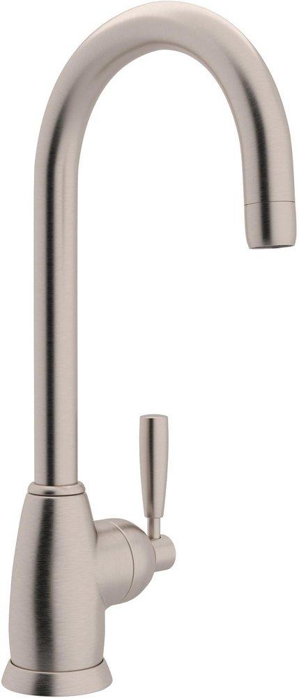 Perrin & Rowe&reg; Satin Nickel Single Handle Lever Bar Faucet 