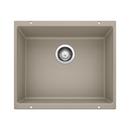 BLANCO Truffle 20-87/100 x 18-11/100 in. No Hole Composite Single Bowl Undermount Kitchen Sink 