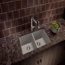 BLANCO Truffle 32 x 19-1/4 in. No Hole Composite Double Bowl Undermount Kitchen Sink 