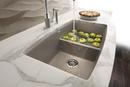 BLANCO Truffle 33 x 19 in. No Hole Composite Double Bowl Undermount Kitchen Sink 