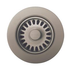 3-1/2 in. Plastic Basket Strainer in Truffle