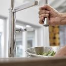 BLANCO Chrome Single Handle Pull Down Kitchen Faucet 