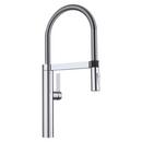 BLANCO Chrome Single Handle Pull Down Kitchen Faucet 