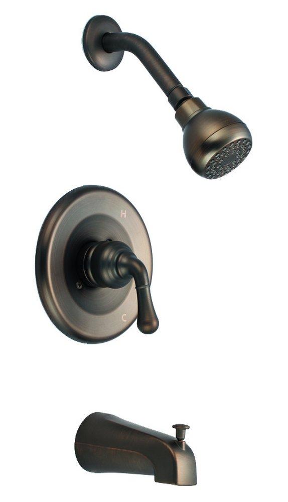 PROFLO&reg; Oil Rubbed Bronze Single Handle Single Function Bathtub & Shower Faucet (Trim Only) 