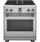 Monogram&reg; Stainless Steel 29-7/8 in. Natural Gas 4-Burner Sealed Freestanding Range 