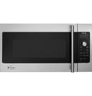 GE&reg; Stainless Steel 29-15/16 in. 1.7 cf Over The Range Convection Microwave Oven (European Style) 