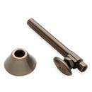 1/2 x 3/8 x 6-9/16 in. Straight Stop Toilet Supply Kit in Oil Rubbed Bronze