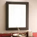Native Trails Black Steel Vertical Mount and Horizontal Mount Rectangular Frame Mirror in Wrought Iron in Black 