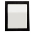 Native Trails Black Steel Vertical Mount and Horizontal Mount Rectangular Frame Mirror in Wrought Iron in Black 