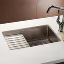 Native Trails Brushed Nickel No Hole Single Bowl Undermount Bar Sink 