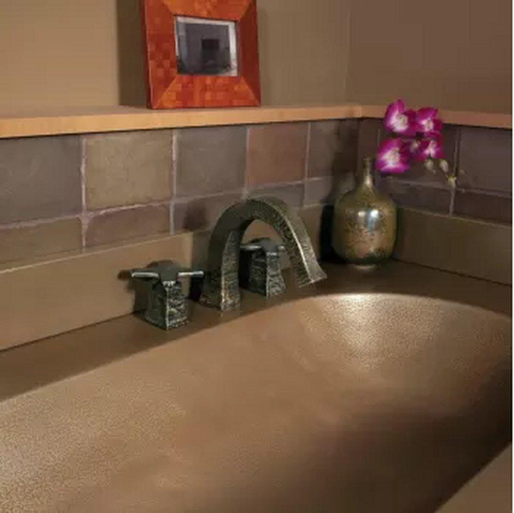 Sonoma Forge Brass Deck Mount Short Bathroom Sink Faucet 